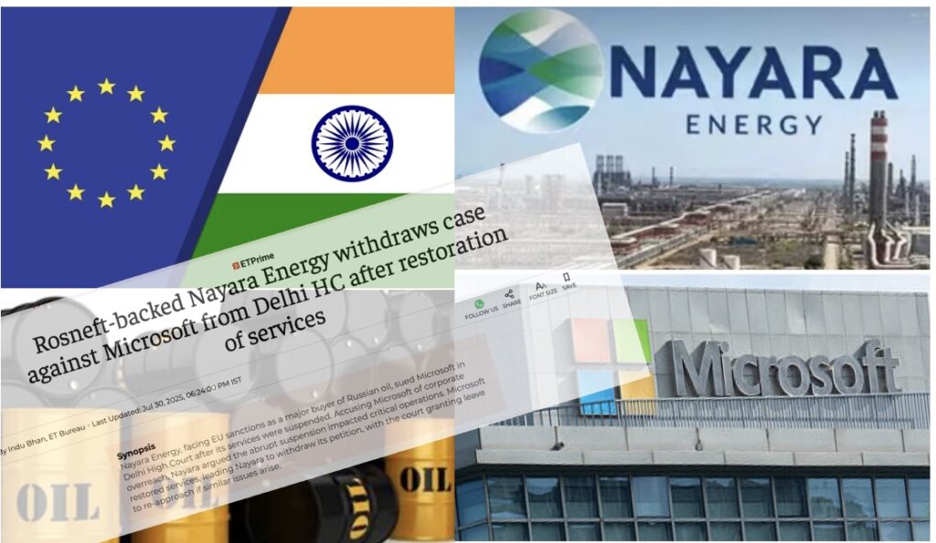 India’s Legal Sovereignty: Microsoft vs Nayara Tech Case