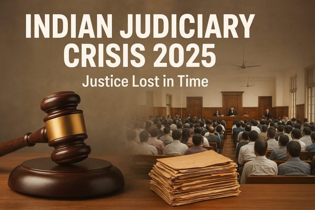 Indian Judiciary Crisis – backlog of court cases in India 2025