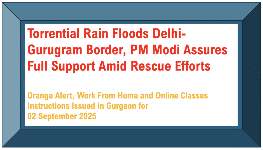PM Modi Assures Full Support Amid Rescue Efforts for NCR Rains