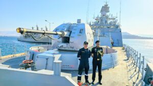 INS Trikand in Mediterranean Sea near Turkey