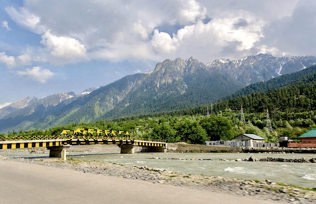 Sonamarg Bridge on Indus
