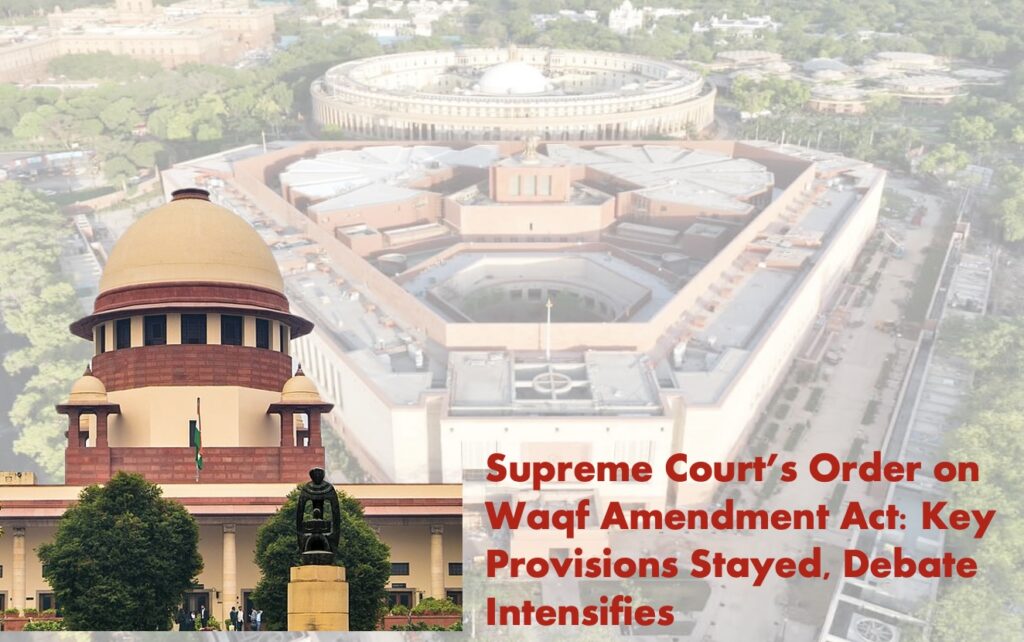 Supreme Court Waqf Amendment order announcement