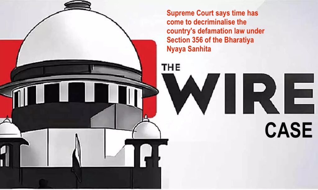 Supreme Court decriminalise defamation