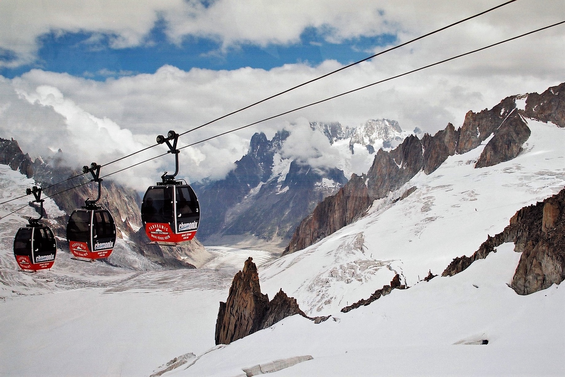 Aiguille du Midi, Chamonix to Italy