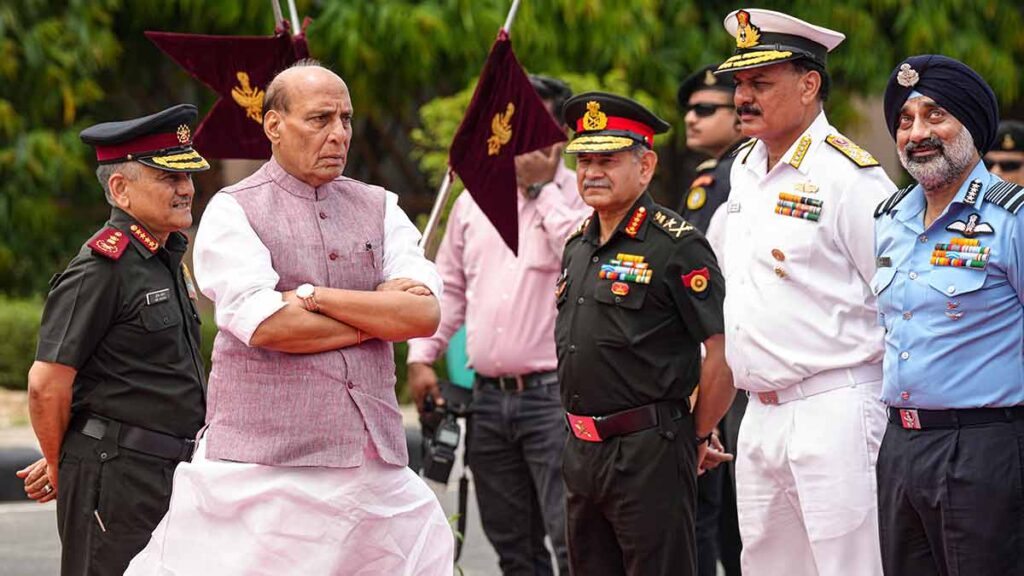 India aggressive posture