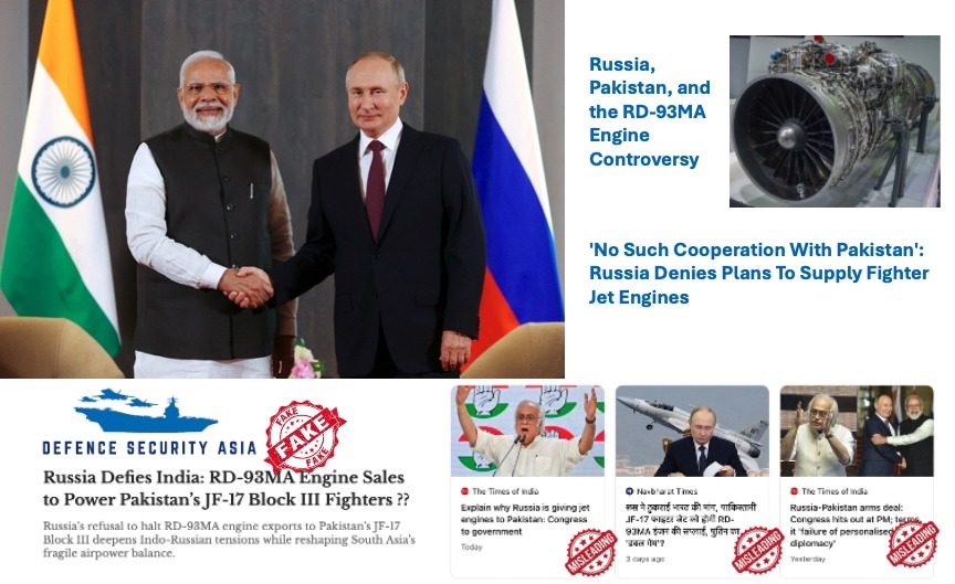 Russia Pakistan Jet Engine Controversy