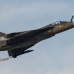 IAF Tejas fighter jet at Dubai Airshow before fatal crash 2025