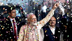 India election results highlighting repeated Opposition losses against Modi