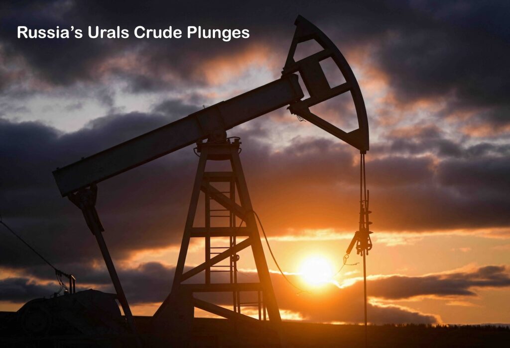 Crude extracting pump at a Russian Oil Wells