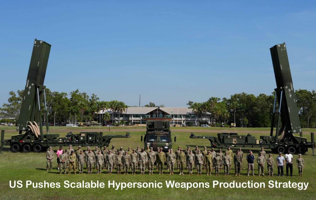 US hypersonic weapons production strategy illustration