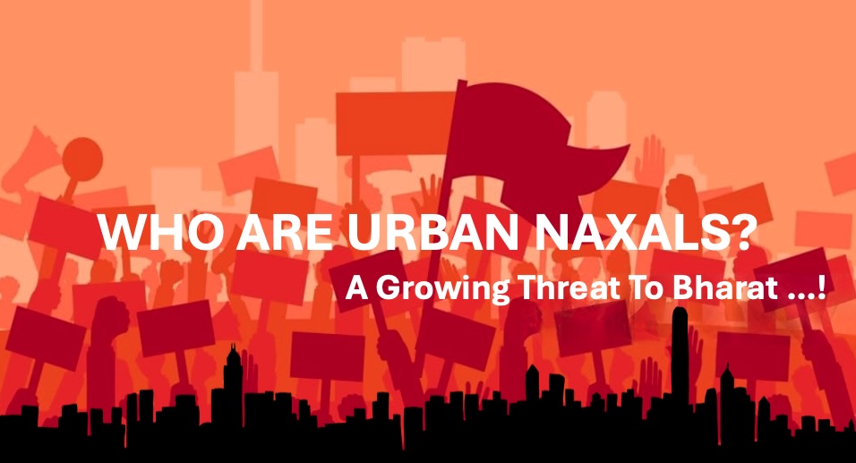 Urban naxalism networks in Indian cities, illustrating support structures and protest disruptions