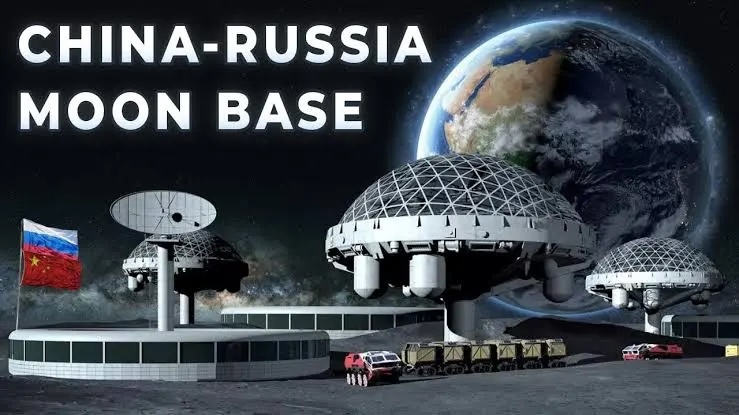 Russia China Lunar station cooperation visual