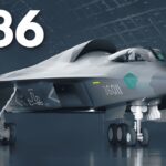 China’s J-36 sixth-generation stealth fighter prototype undergoing flight tests showcasing its tailless design and advanced avionics.