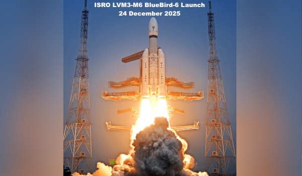 ISRO LVM3-M6 BlueBird-6 launch from Sriharikota, India