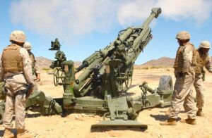 M777 Howitzer deployed by Indian Army in high-altitude terrain