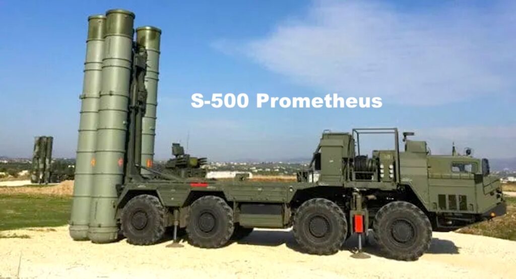Russian S-500 system designed to intercept hypersonic missiles