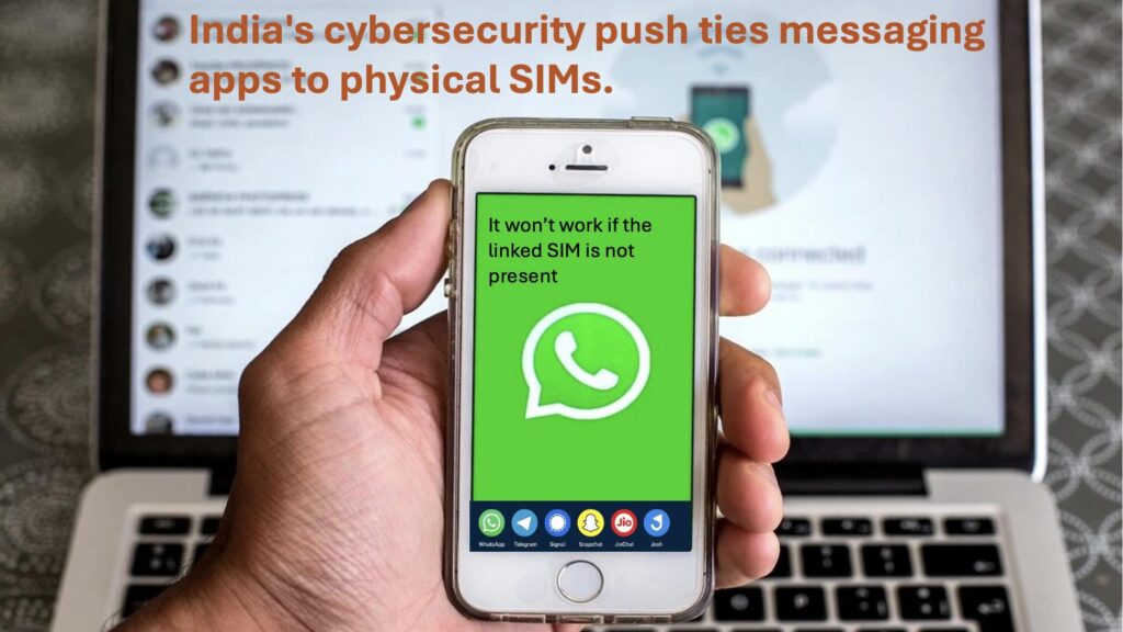 SIM binding WhatsApp India rule enforcement on mobile device