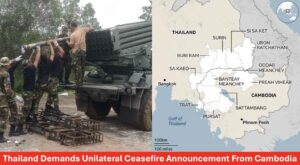 Thailand Cambodia war escalates along disputed border