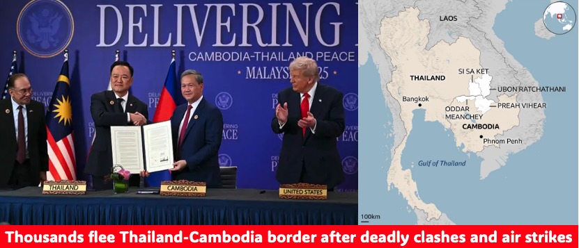 Thai–Cambodia border tensions military standoff tanks
