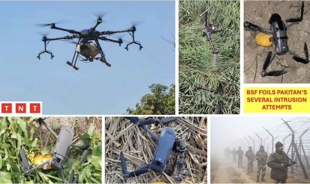 Pakistani Drone Intrusions Continue into 2026, Army Recovers IED in J&K
