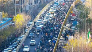 Iran protests geopolitics as Trump issues warning and Russian planes land