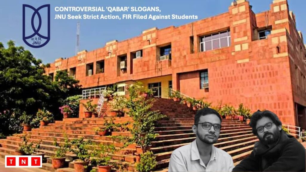 JNU protest slogans raised during campus demonstration in Delhi