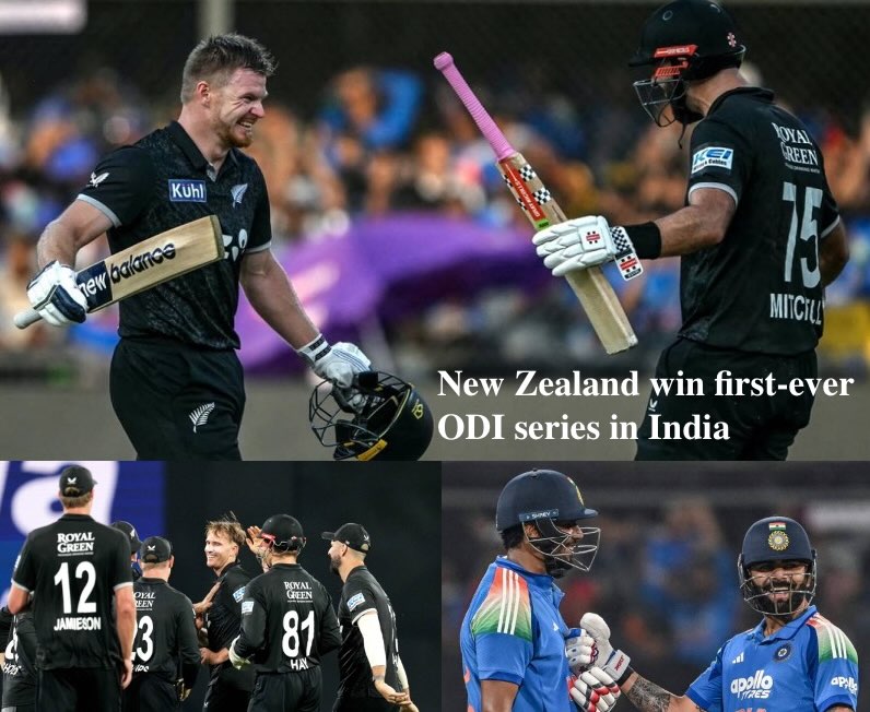 Virat Kohli plays a cover drive during his century in the 3rd ODI against New Zealand