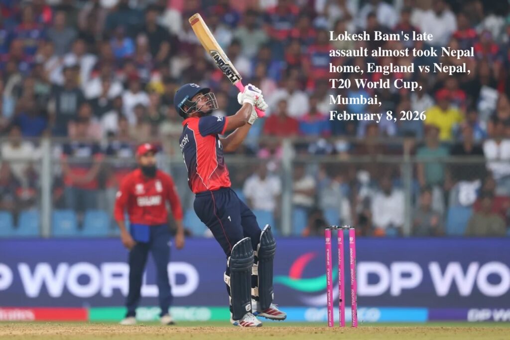 Associate Nations T20 World Cup 2026 thrilling match between Nepal and England