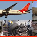 Air India Flight AI-171 crash site in Ahmedabad after Boeing 787 accident