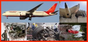 Air India Flight AI-171 crash site in Ahmedabad after Boeing 787 accident