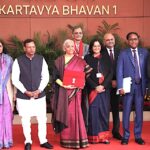 Finance Minister presenting India’s Union Budget 2026–27 in Parliament