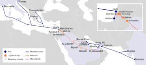IMEC Trade Corridor route connecting India Middle East Europe
