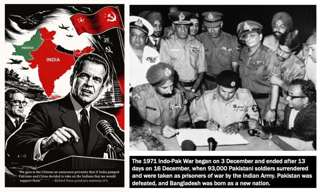 Richard Nixon during the 1971 Indo-Pakistani War era discussing strategy