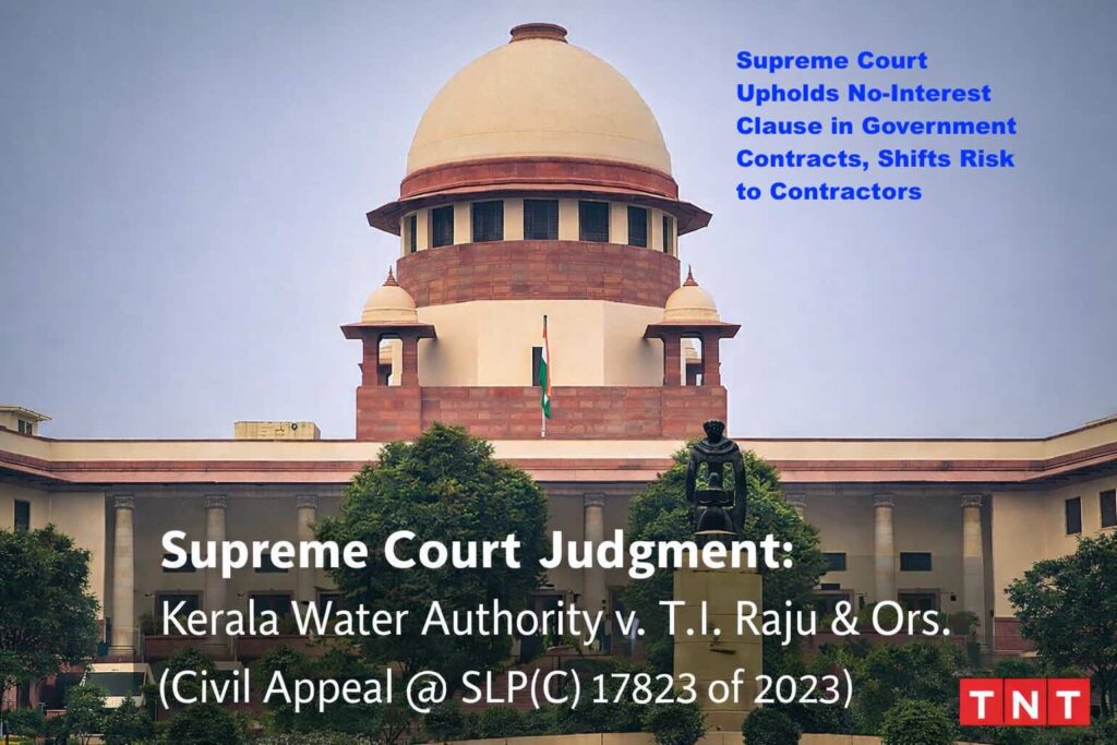 No interest clause contracts Supreme Court ruling on government payments