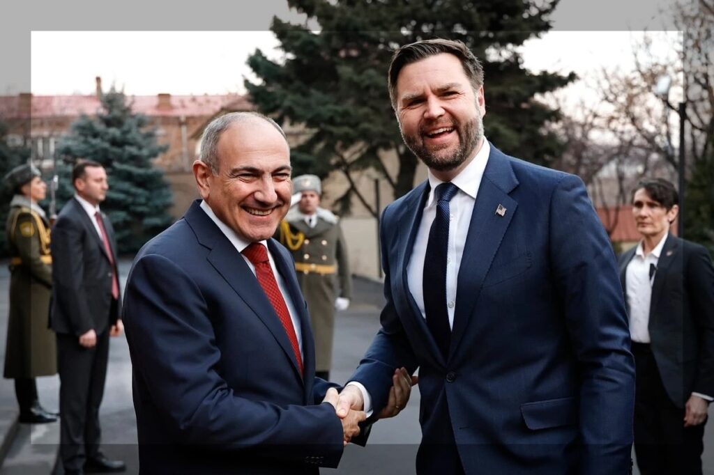 JD Vance meeting Armenian Prime Minister Nikol Pashinyan