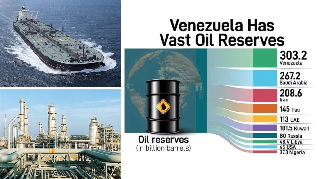 Indian crude import diversification with Venezuelan oil tanker at port