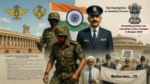 Disability pension tax exemption for injured Indian soldier