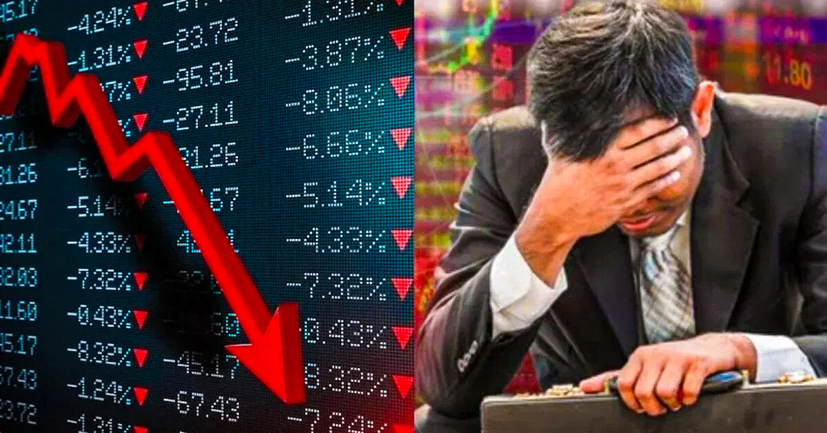 NIFTY IT index chart showing sharp decline amid market sell-off