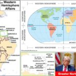 Greater North America Doctrine map showing Trump’s new strategic perimeter