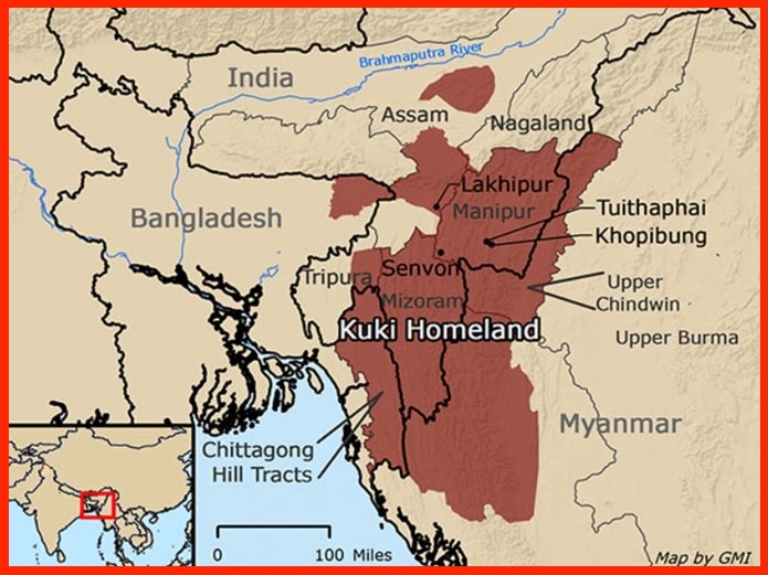 Alleged Zo Christian State and Kuki Homeland