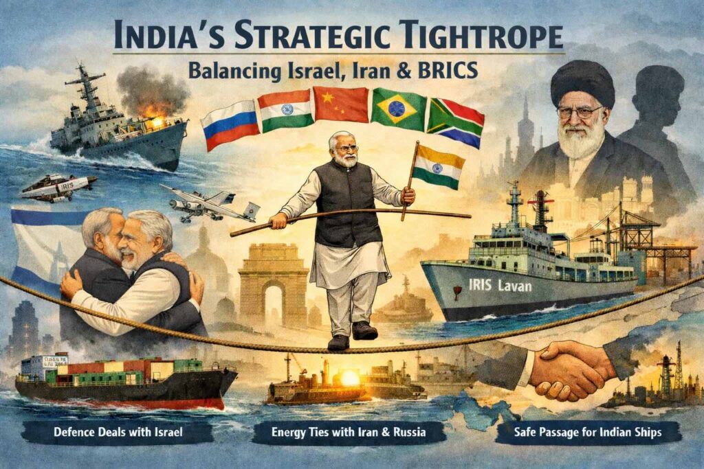India strategic autonomy illustrated through West Asia diplomacy and maritime routes
