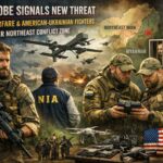 NIA drone warfare probe highlighting American and Ukrainian fighters linked to Northeast insurgency network