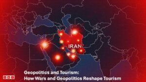 Geopolitics and tourism impact on Middle East conflict map