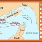 Strait of Hormuz map showing narrow maritime chokepoint and shipping lanes