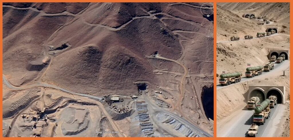 Iran underground missile cities footage released by IRGC showing deep tunnel networks that survived US strikes in 2026 war