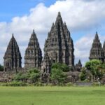Prambanan Temple complex distant view Yogyakarta Travel Guide