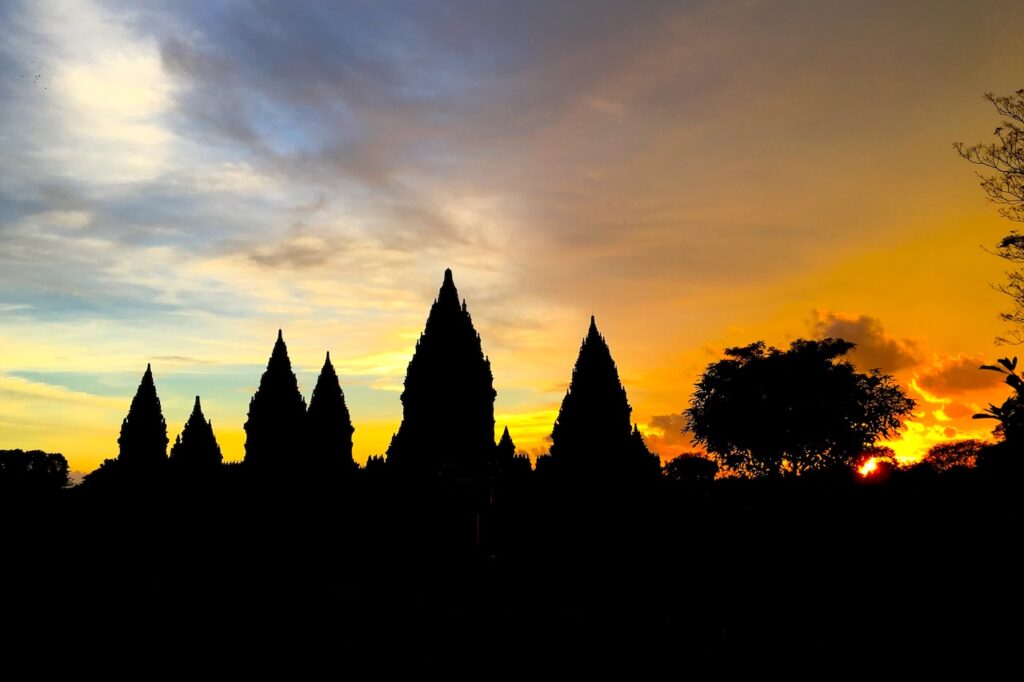 Prambanan Temple sunset view Yogyakarta Travel Guide