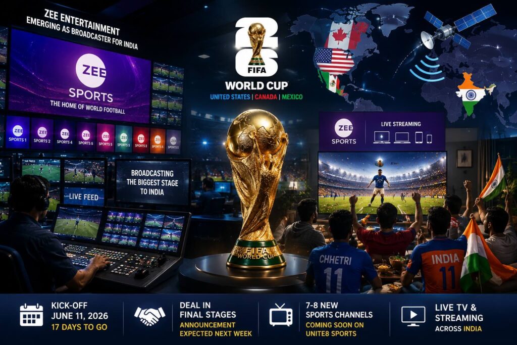 FIFA World Cup 2026 India Broadcaster Likely Next Week, Zee Leads Race
