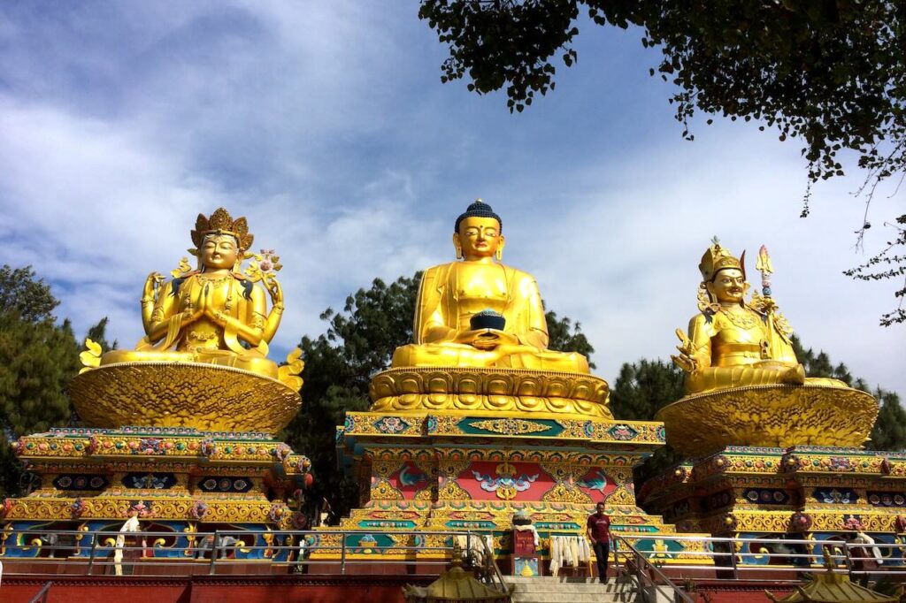 Amideva Buddha Park near Swayambhunath Stupa, Kathmandu