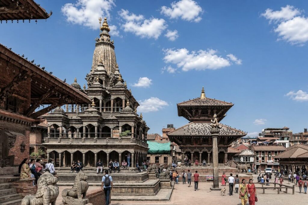 Patan Durbar Square, a UNESCO World Heritage Site in Lalitpur